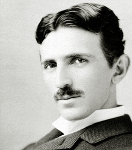 Retrato de Nikola Tesla, 1890